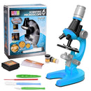 Kit de Microscópio Cintífico Infantil LED 1200x