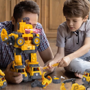 Robô Carrinho Brinquedo 5 em 1 Construbots – Monta e Desmonta Educativo Infantil com Ferramentas Criativas